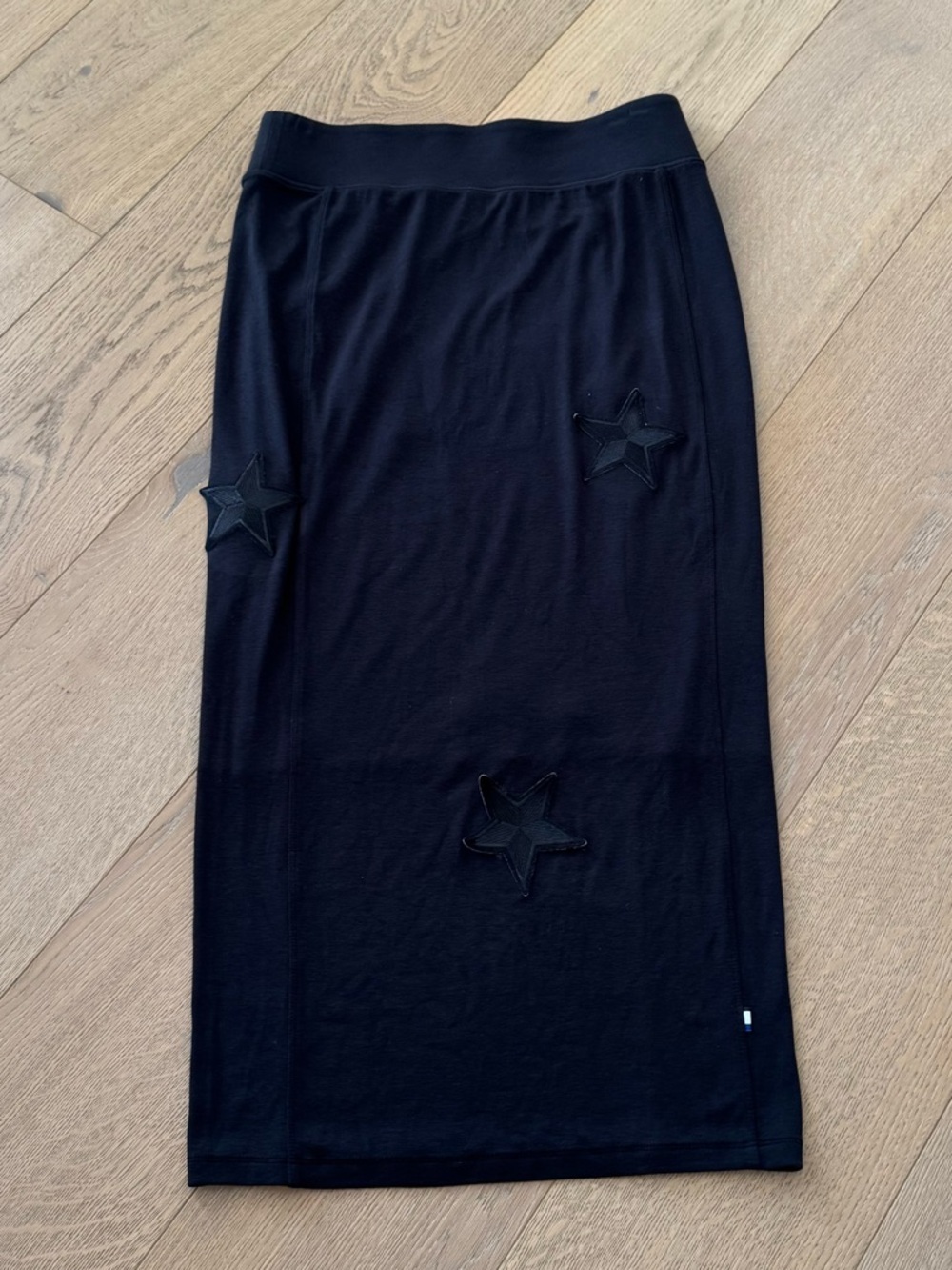 Kit and Ace Happy Pencil Skirt Custom Star Patch Midi Skirt Medium